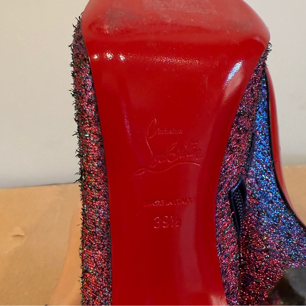 Christian Louboutin So Kate Starlight Lurex Booties, 39.5 - Picture 6 of 12
